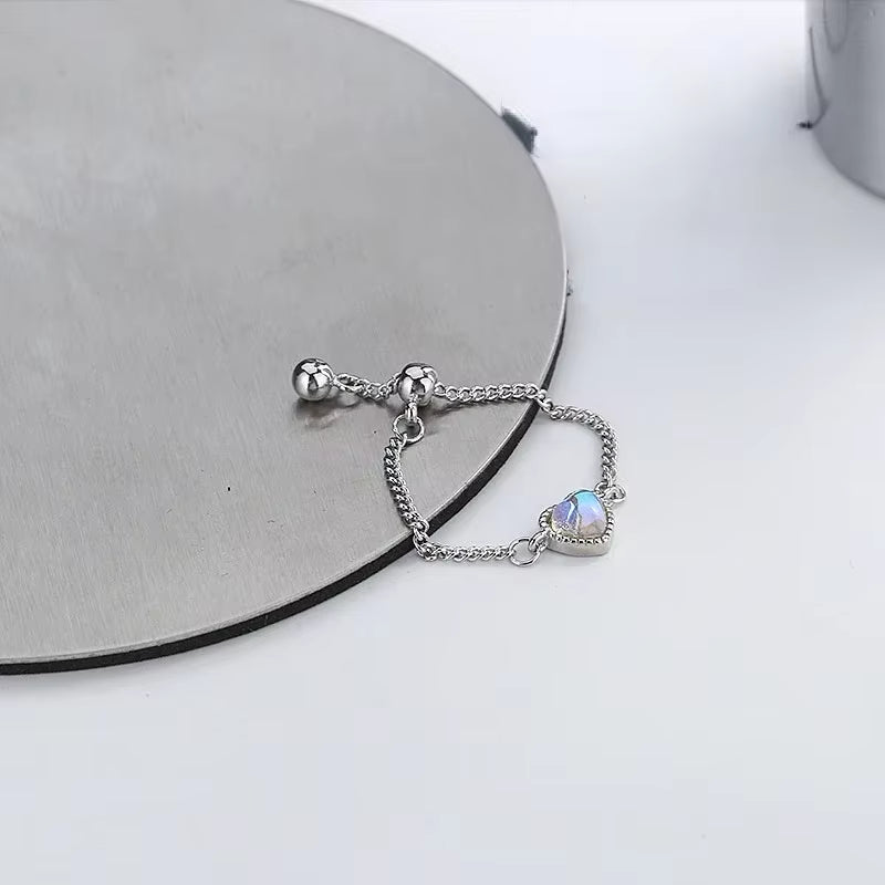 Temperament Heart Ring – Delicate & Stylish