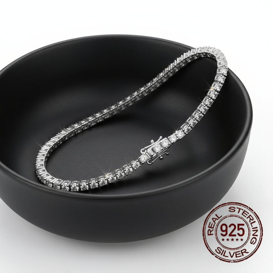 Silver Tennis Bracelet– Timeless Silver Treasure