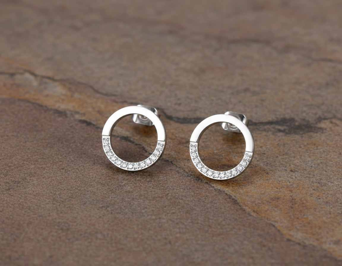 Crystal Wedding Earrings – Timeless Golden Treasure