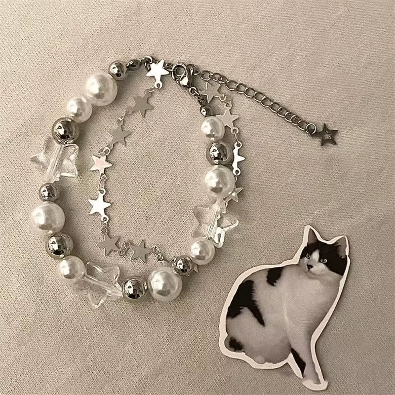 Blue Crystal Heart Bracelet – Silver Charm of Love