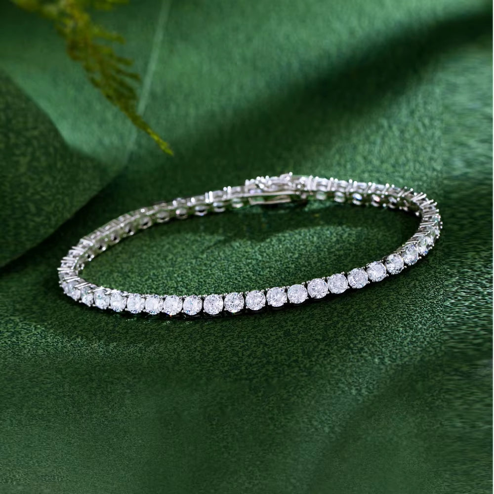 Silver Tennis Bracelet– Timeless Silver Treasure
