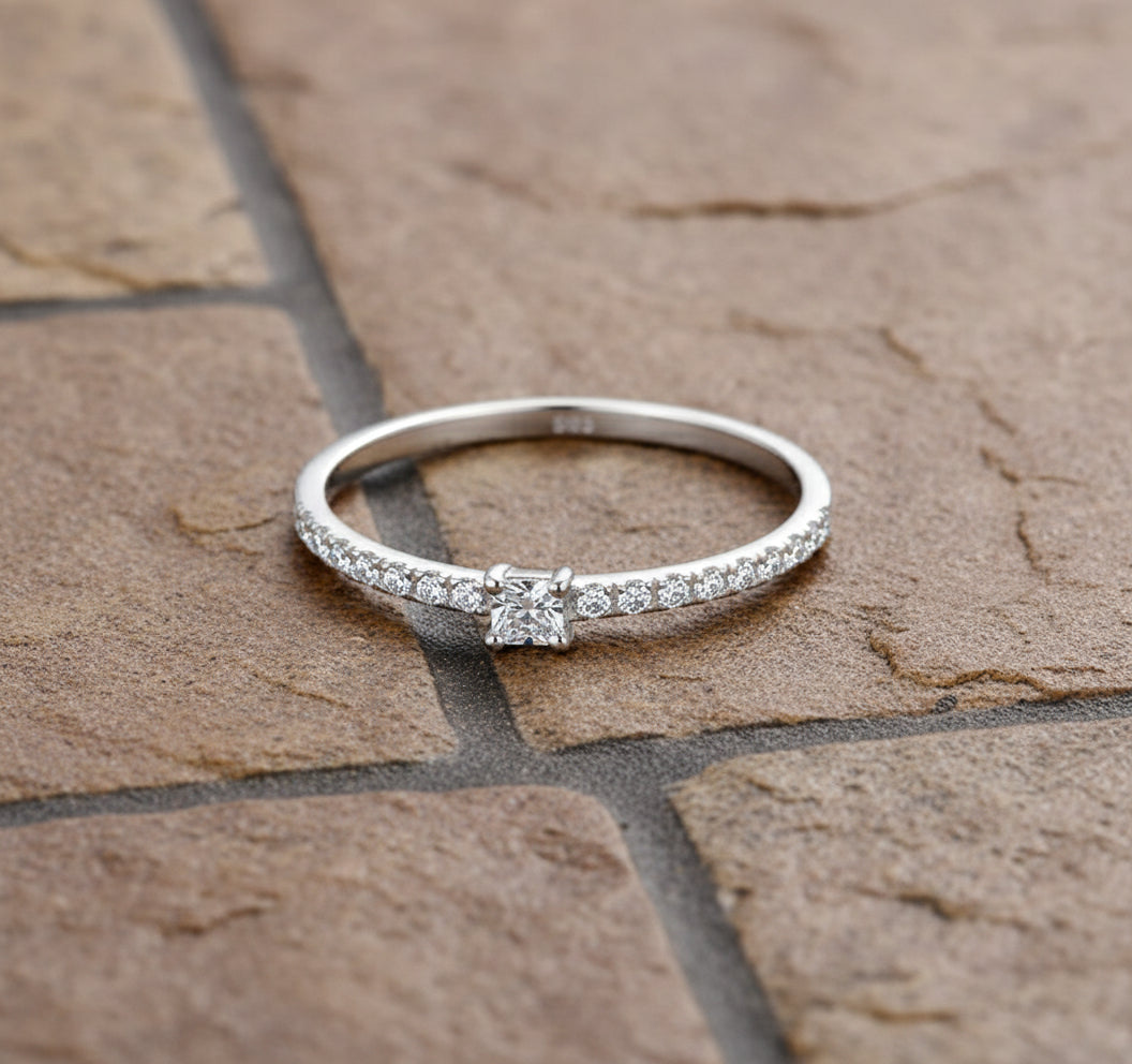 Trumium™ Eternal Spark 925 Sterling Silver Jewelry Set – Pure Elegance for Love That Lasts