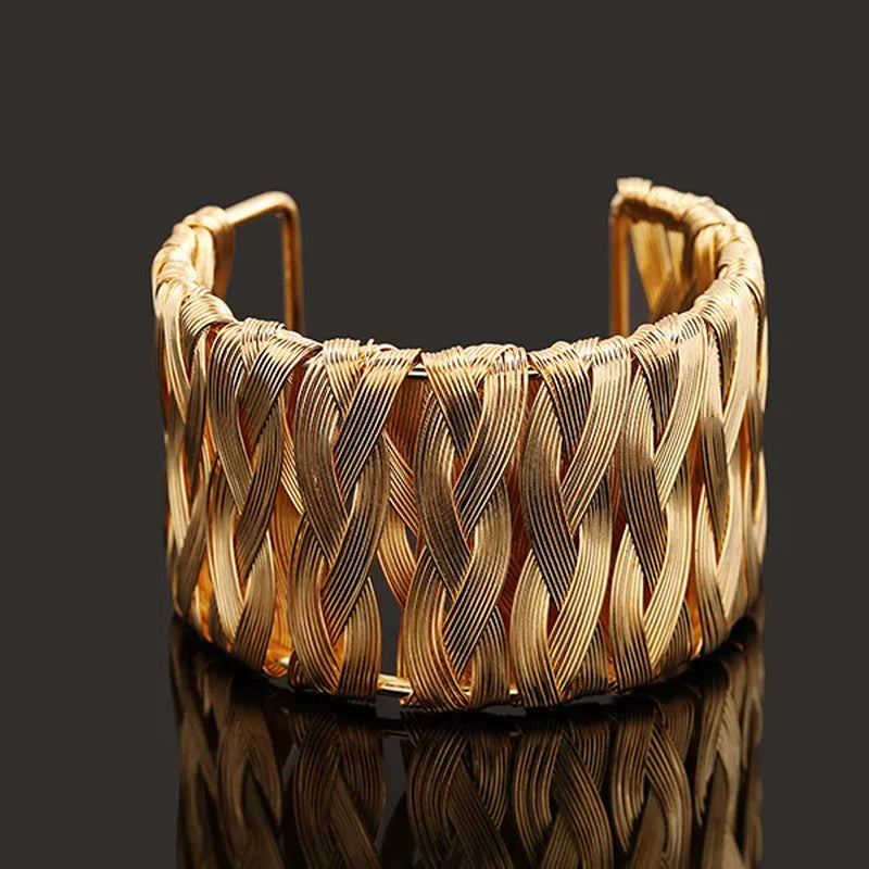 Gold Bracelet front angle