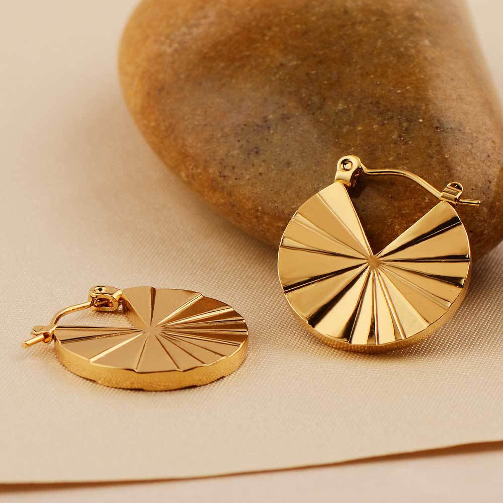 Bold Scallop Earrings – Fashion Street Statement Style