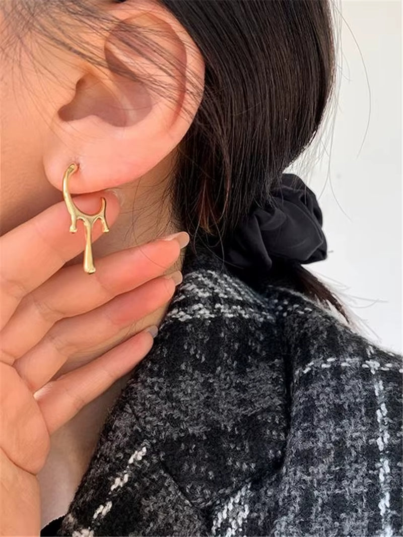 Graceful Water Drop Earrings –Modern Elegance for Her