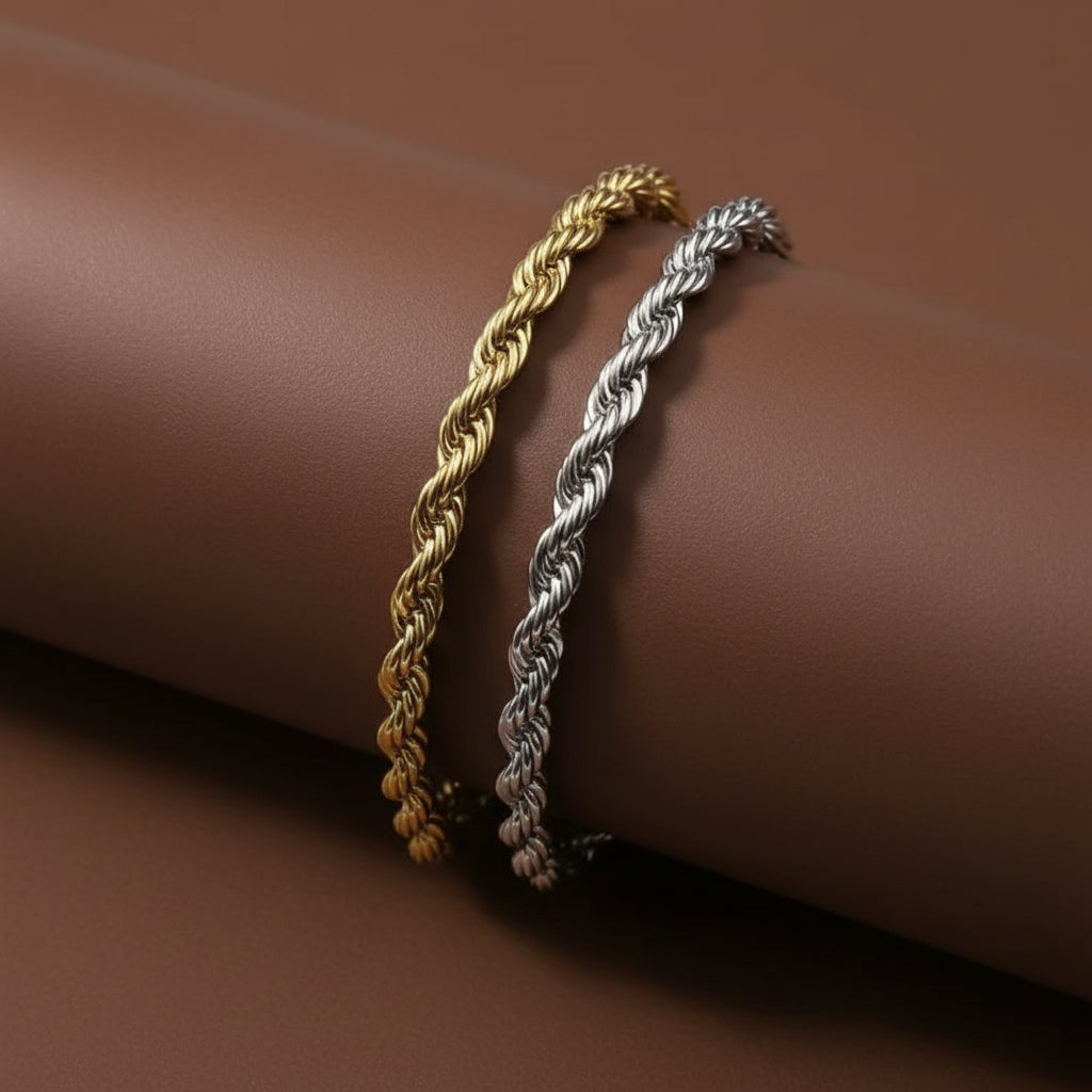 Luxury Gold Chain Bracelet – Unisex Stainless Steel Charm