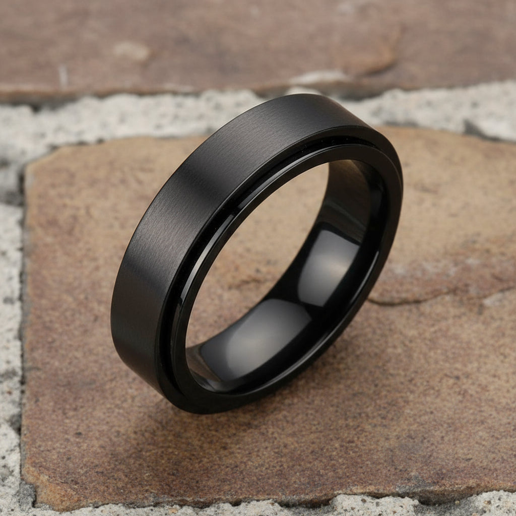 Spinning Fidget Ring – Anxiety Relief Jewelry