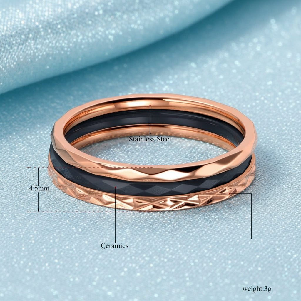 Dual-Tone Vow Band – Classic Love, Modern Ring