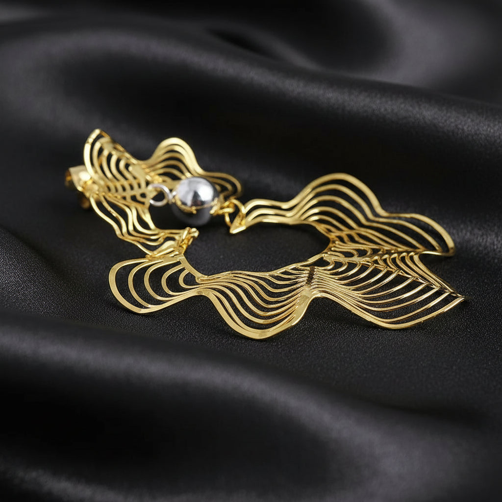 Unique Copper Hoop Earrings – Bold Statement Earrings