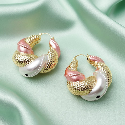 Golden Roots Dubai Glow Drop Earrings - Statement Earrings