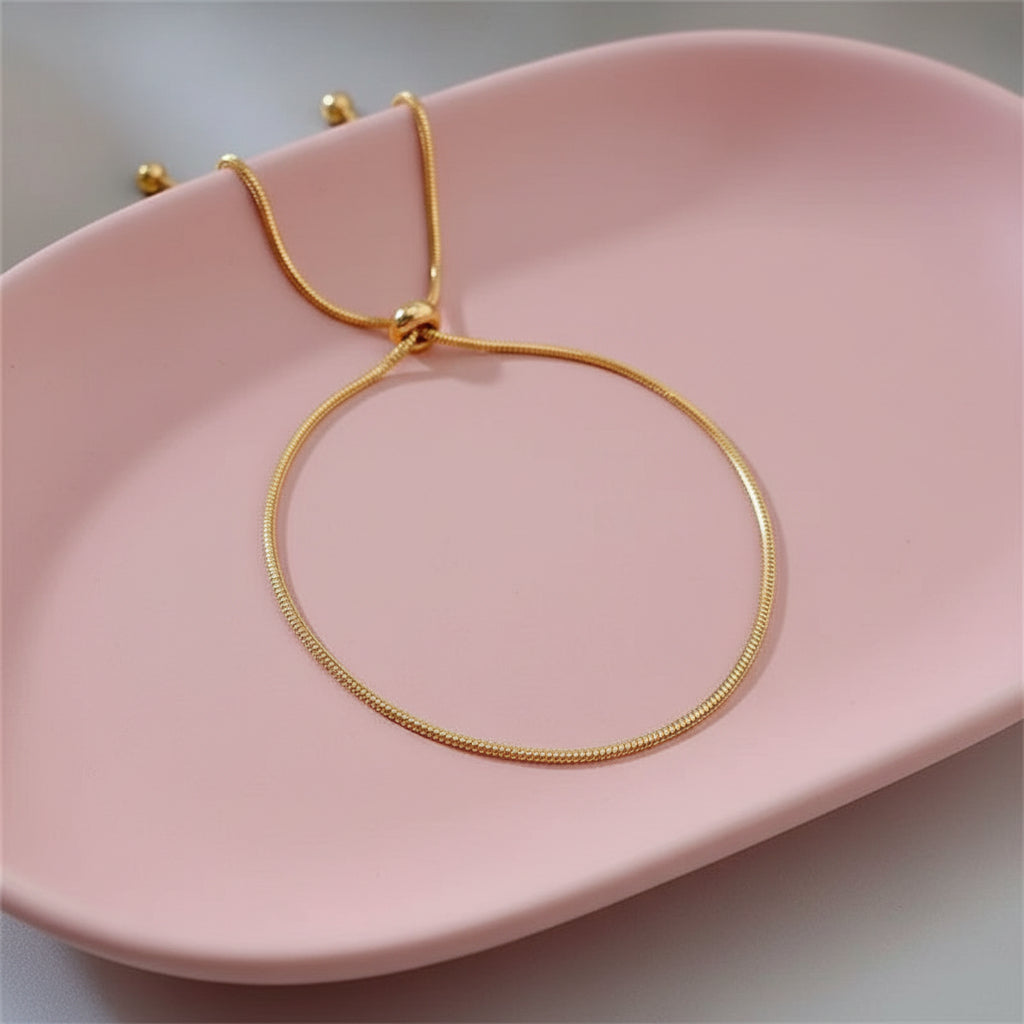 Stylish Thin Chain Anklet – Modern Adjustable Foot Bracelet