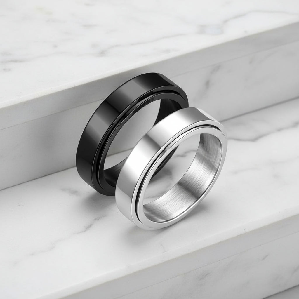Spinning Fidget Ring – Anxiety Relief Jewelry