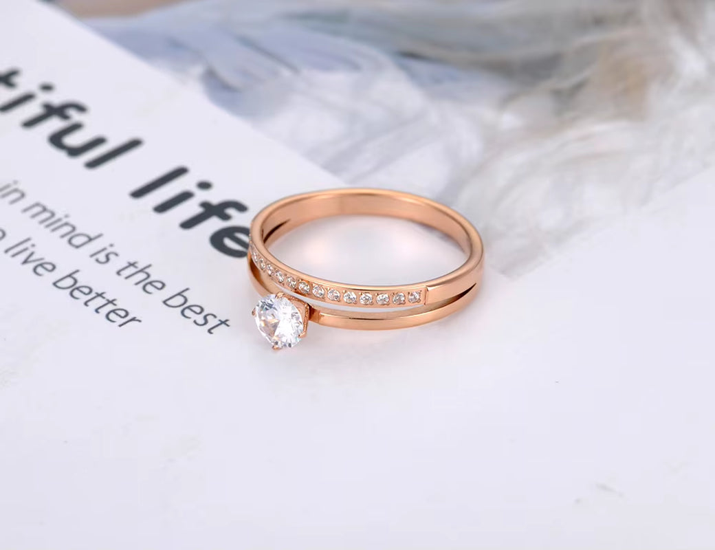 Sparkling Vows– Forever Begins with our Crystal Wedding Ring