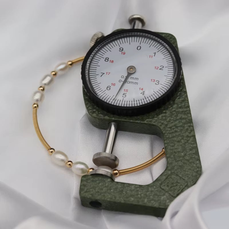 Freshwater Pearl Cuff – Handmade Beaded Bracelet