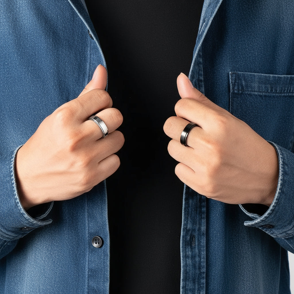 Spinning Fidget Ring – Anxiety Relief Jewelry