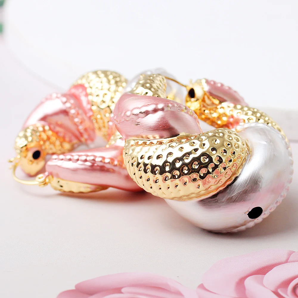 Golden Roots Dubai Glow Drop Earrings - Statement Earrings