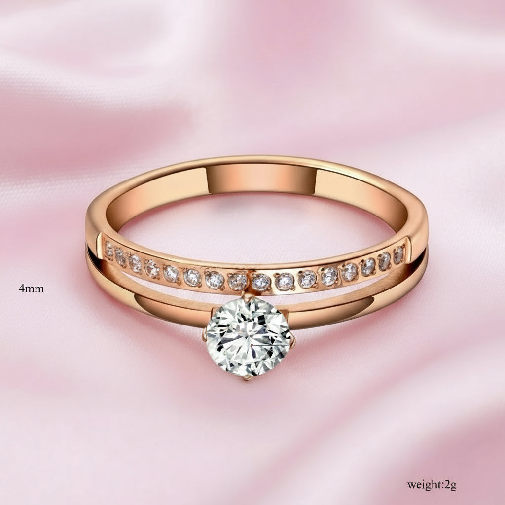 Sparkling Vows– Forever Begins with our Crystal Wedding Ring